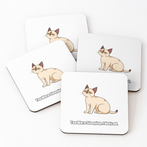 Item preview, Siamese - You Were Sleeping I Noticed - Funny Stalker Siamese Gift designed and sold by pawdrops.