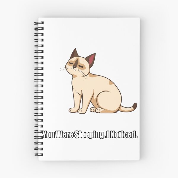 Item preview, Siamese - You Were Sleeping I Noticed - Funny Stalker Siamese Gift designed and sold by pawdrops.