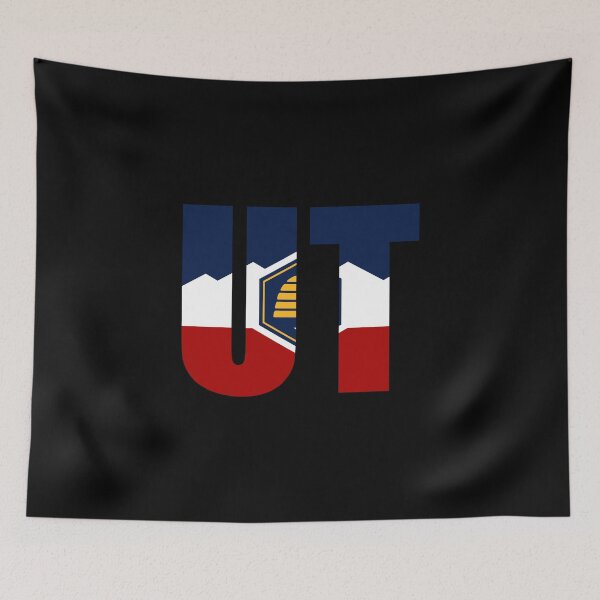 Item preview, Utah Flag Initials UT designed and sold by shitpostee.