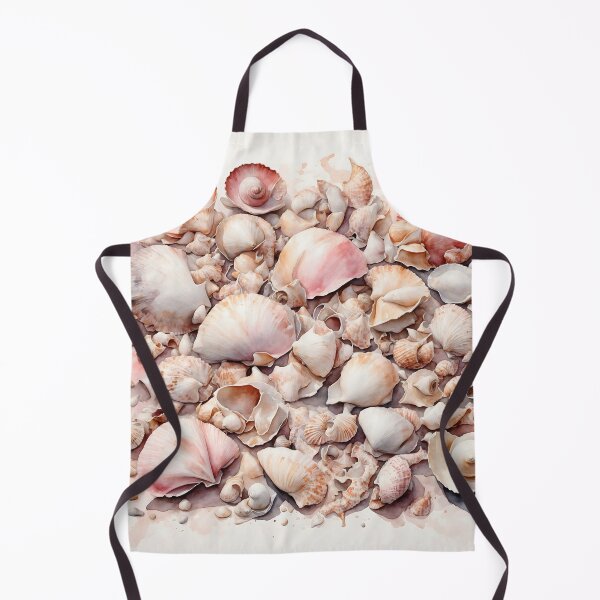 Item preview, Seashells Watercolor Art — Ocean Print designed and sold by RawNaturePrints.