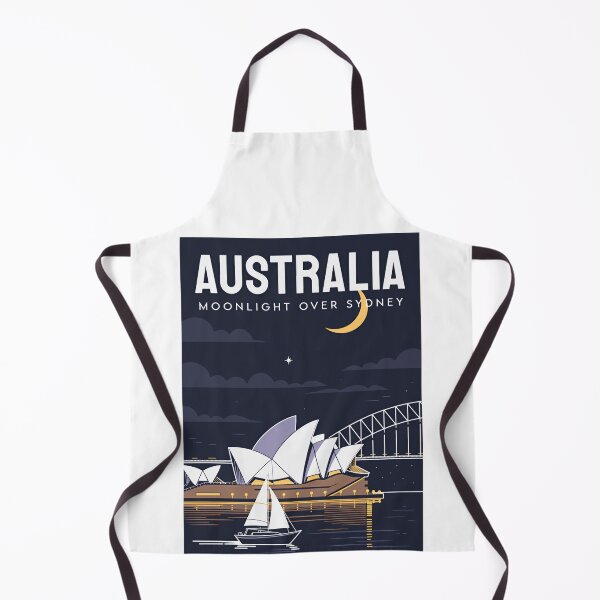 Item preview, Australia Moonlight Over Sydney Travel Landmark Tourist designed and sold by Simsimah26Parks.