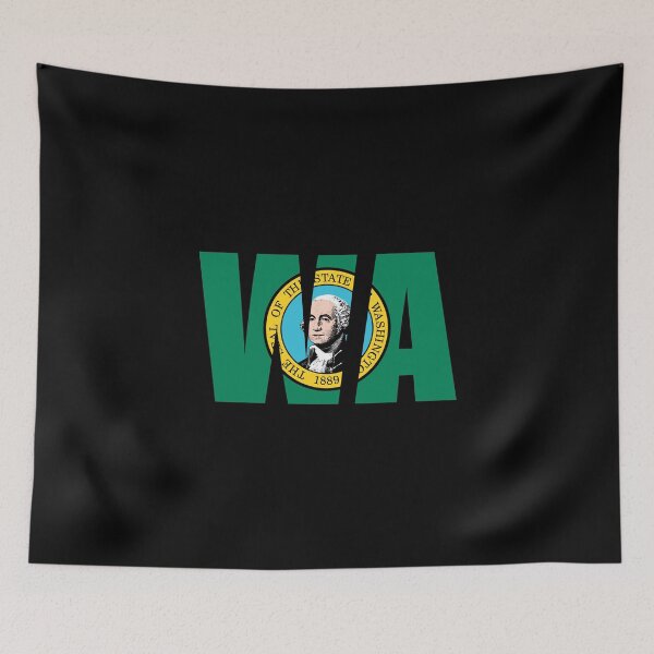 Item preview, Washington Flag Initials WA designed and sold by shitpostee.