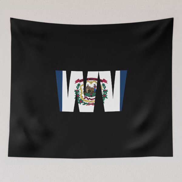 Item preview, West Virginia Flag Initials WV designed and sold by shitpostee.