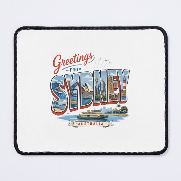 Item preview, Greetings From Sydney Australia Travel Vacation Tourist Souvenir designed and sold by Simsimah26Parks.