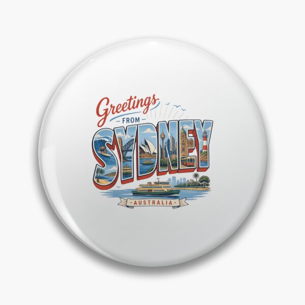 Item preview, Greetings From Sydney Australia Travel Vacation Tourist Souvenir designed and sold by Simsimah26Parks.
