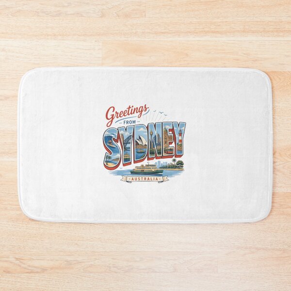 Item preview, Greetings From Sydney Australia Travel Vacation Tourist Souvenir designed and sold by Simsimah26Parks.