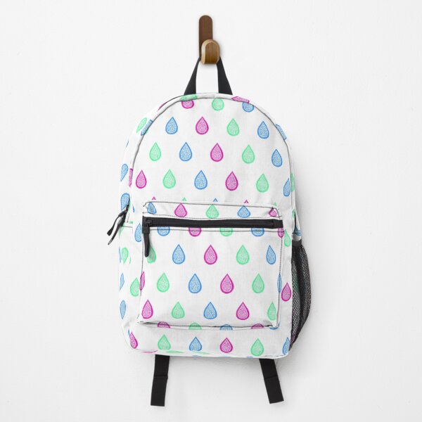 Item preview, Pink, green and blue raindrops designed and sold by savousepate.