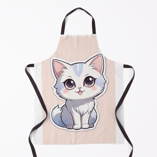 Item preview, Digital Art - Stylized Kitten, Manga Inspired Illustration designed and sold by DoodyPets.