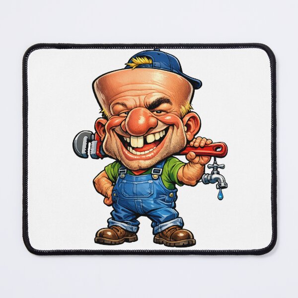 Item preview, Plumber designed and sold by AlexLineArt.