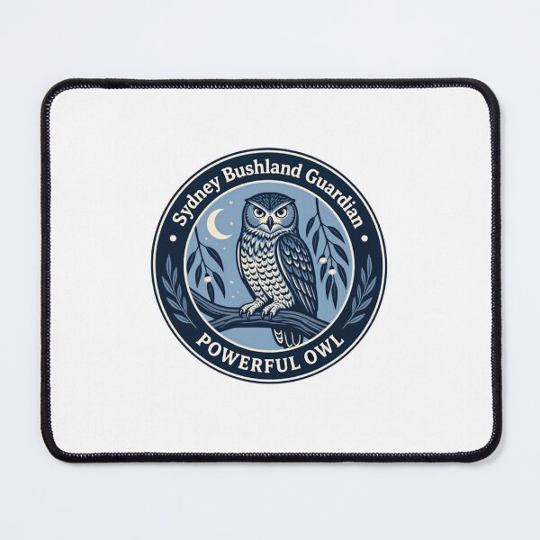 Item preview, Sydney Bushland Guardian Powerful Owl Australian Wildlife Nature Lover designed and sold by Simsimah26Parks.