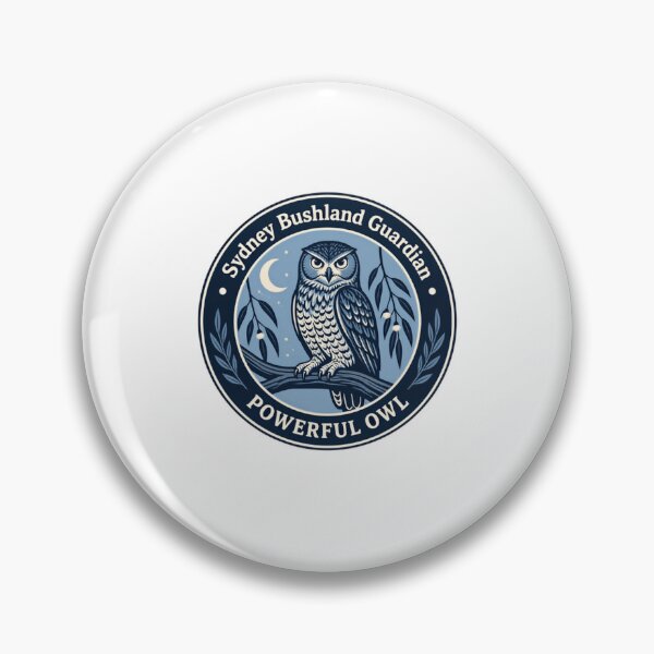 Item preview, Sydney Bushland Guardian Powerful Owl Australian Wildlife Nature Lover designed and sold by Simsimah26Parks.
