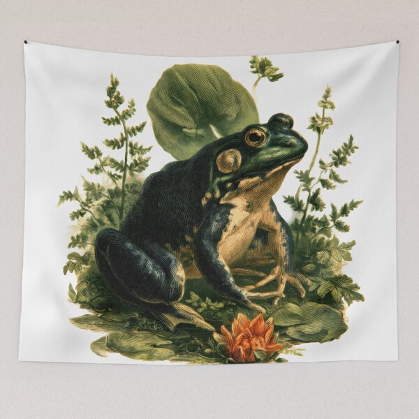 Item preview, T-Shirt - Sticker - Naturalist Frog Study – Vintage Zoological Art designed and sold by ForeverPrintsOK.