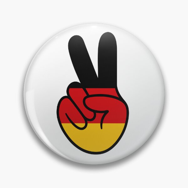 Item preview, Germany Flag Peace Hand Sign designed and sold by teeperfect.