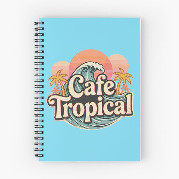 Item preview, Cafe Tropical palm retro designed and sold by andromeda-redd.