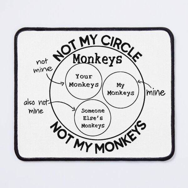 Item preview, Not My Monkeys designed and sold by Shulibloom.