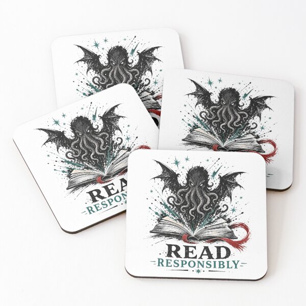 Item preview, Read Responsibly Cthulhu Spellbook Cosmic Horror Book Aesthetic designed and sold by Fenay Designs.
