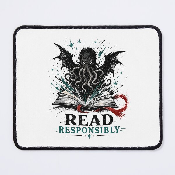 Item preview, Read Responsibly Cthulhu Spellbook Cosmic Horror Book Aesthetic designed and sold by Fenay Designs.