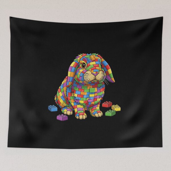 Item preview, Building Blocks Rabbit Pet Bunny Toy Bricks Enthusiast designed and sold by PopStars1993.