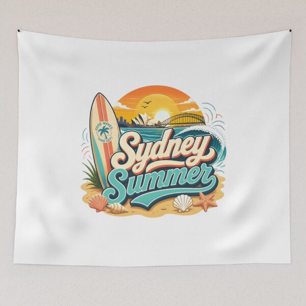 Item preview, Sydney Summer Good Waves Good Days Australia Vacation Surf Beach Travel designed and sold by Simsimah26Parks.