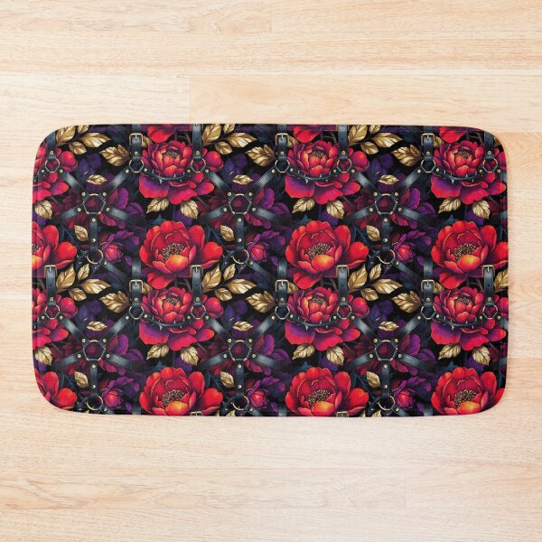 Item preview, Leather Harness Peony Pattern designed and sold by ZhivanCrimson.