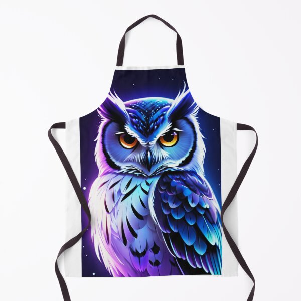 Item preview, Digital Art - Stylized Owl, Cyberpunk Illustration designed and sold by DoodyPets.