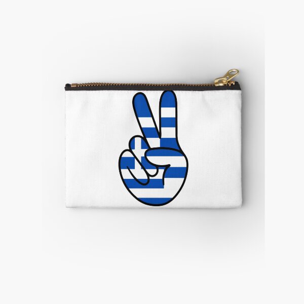 Item preview, Greece Flag Peace Hand Sign designed and sold by teeperfect.