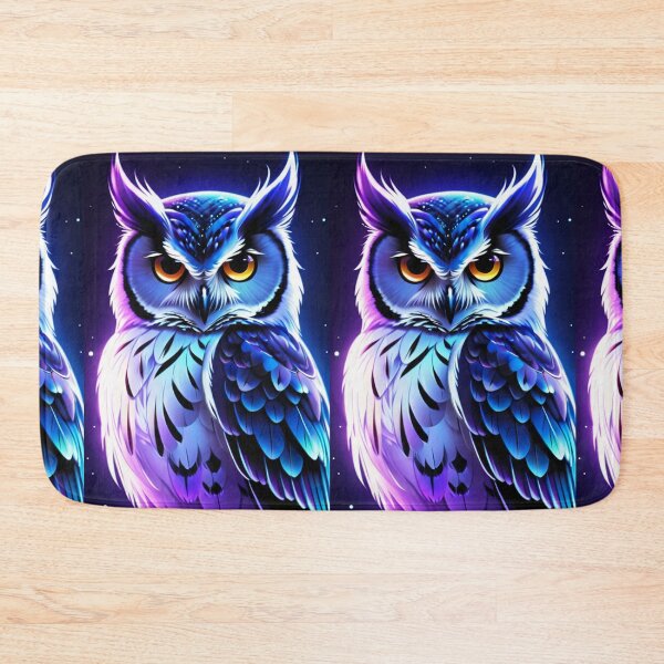 Item preview, Digital Art - Stylized Owl, Cyberpunk Illustration designed and sold by DoodyPets.