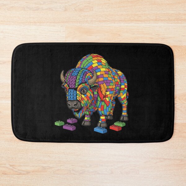 Item preview, Building Blocks Bison Buffalo Animal Lover designed and sold by PopStars1993.