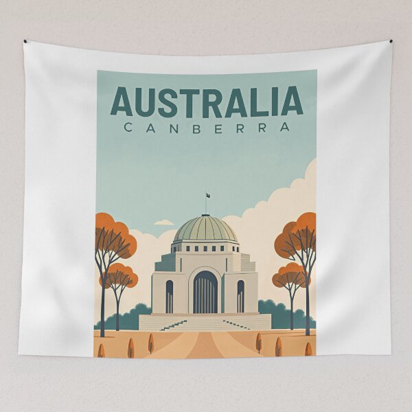 Item preview, Australia Canberra Travel Souvenir Australian City designed and sold by Simsimah26Parks.