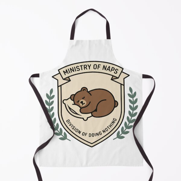 Item preview, Ministry of Naps Official Sleep Department Badge | Cozy Sleeping Bear Funny Government Parody Design designed and sold by AbderraimArt.