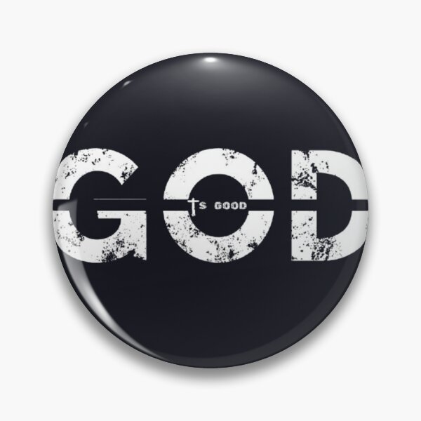 Item preview, God Is Good - Christian Faith Distressed Typography Art designed and sold by Syrupulse.