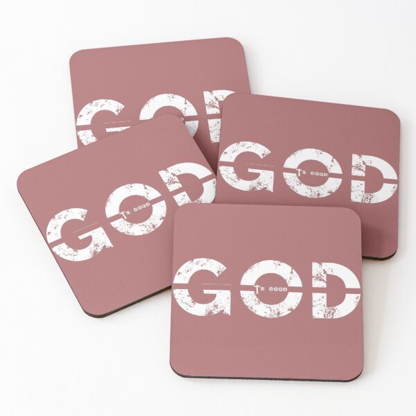 Item preview, God Is Good - Christian Faith Distressed Typography Art designed and sold by Syrupulse.
