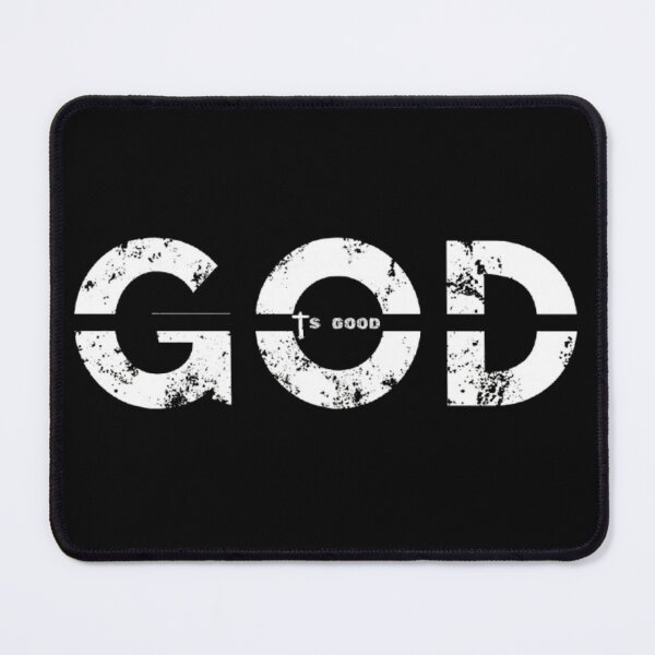 Item preview, God Is Good - Christian Faith Distressed Typography Art designed and sold by Syrupulse.