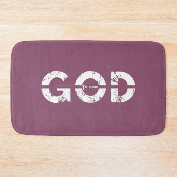 Item preview, God Is Good - Christian Faith Distressed Typography Art designed and sold by Syrupulse.