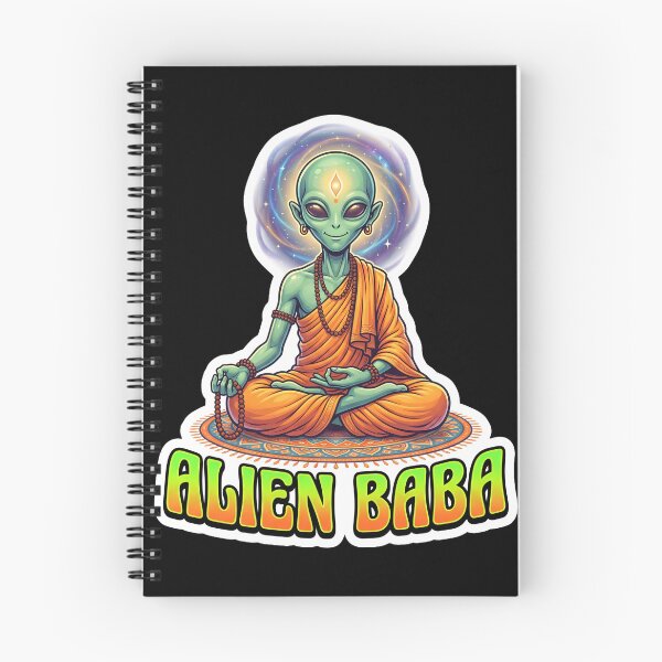 Item preview, Alien Baba Meditation Sticker designed and sold by krazzyremo.