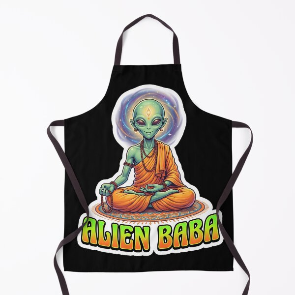 Item preview, Alien Baba Meditation Sticker designed and sold by krazzyremo.