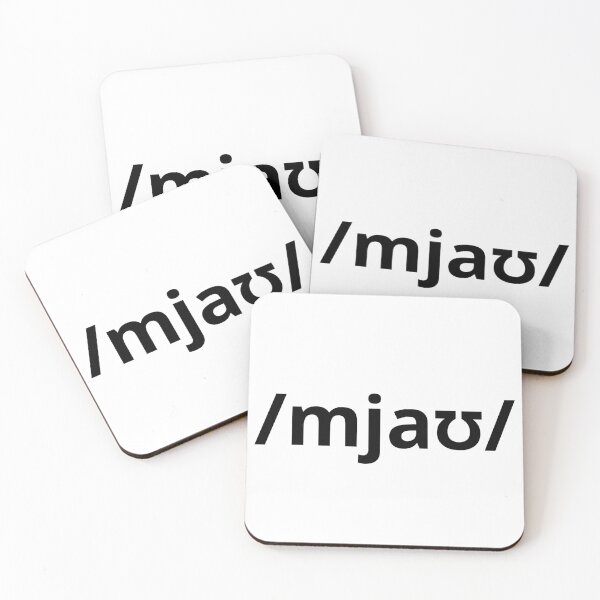 Artikelvorschau, IPA „Miau“ – Phonetik-Katzengeräusch-Aufkleber | Linguistik-Humor entworfen und verkauft von Shulibloom.