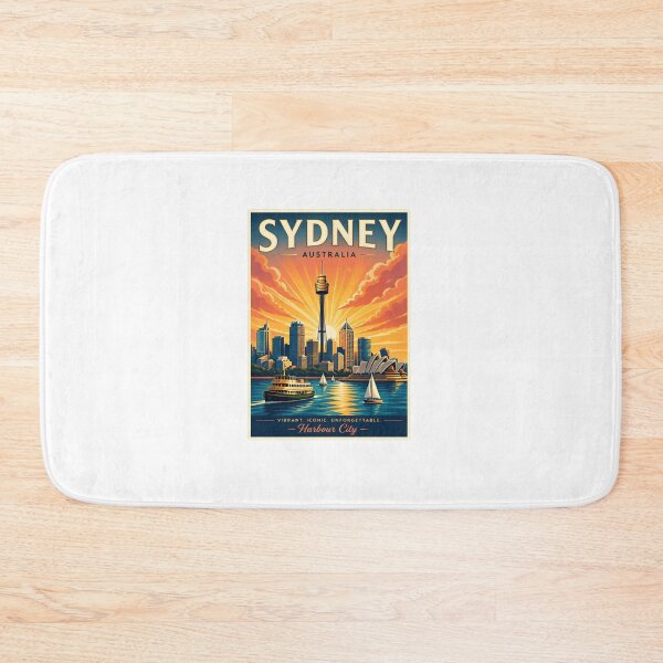 Item preview, Sydney Australia Vibrant Iconic Unforgettable Harbour City Travel Tourist Vacation Destination designed and sold by Simsimah26Parks.