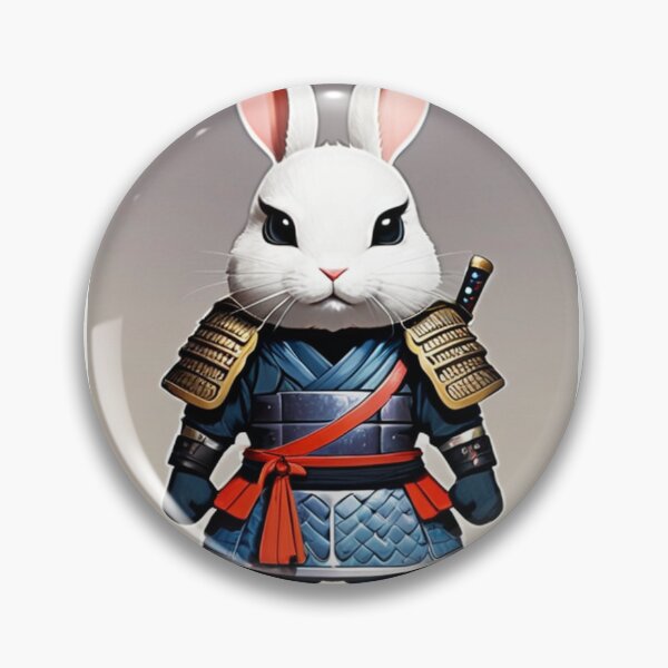 Artikelvorschau, Digital Art - Warrior Rabbit, Ferociously Cute Aesthetic entworfen und verkauft von DoodyPets.