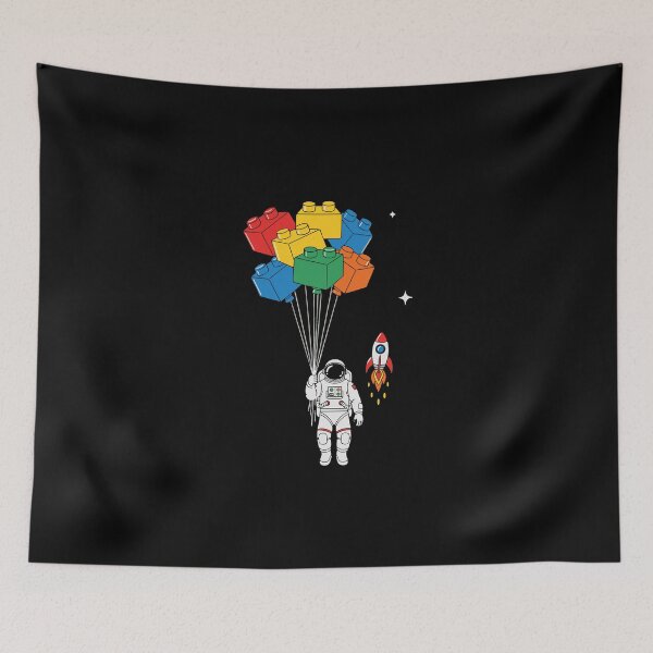 Item preview, Astronaut Space Rocket Building Blocks Youth Dream designed and sold by PopStars1993.