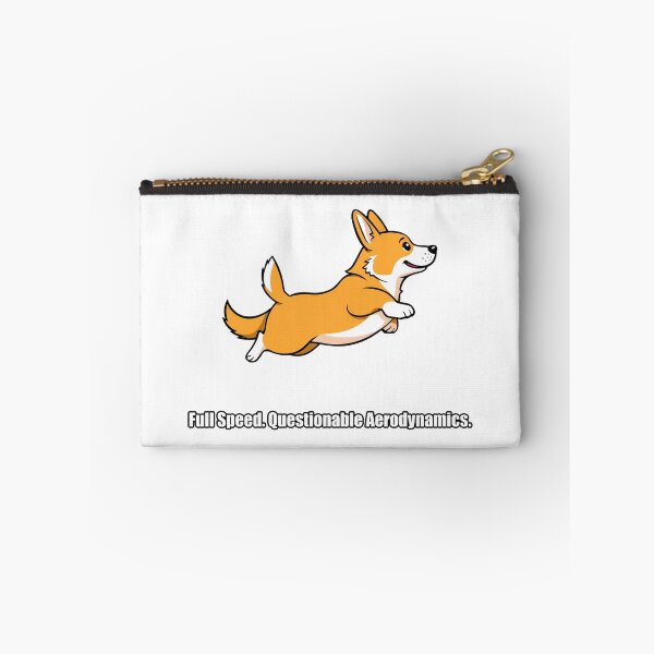 Artikelvorschau, Corgi – Volle Geschwindigkeit, fragwürdige Aerodynamik – Lustiges Geschenk für einen laufenden Corgi entworfen und verkauft von pawdrops.