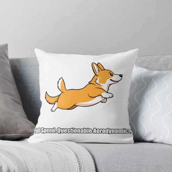 Item preview, Corgi - Full Speed Questionable Aerodynamics - Funny Running Corgi Gift designed and sold by pawdrops.