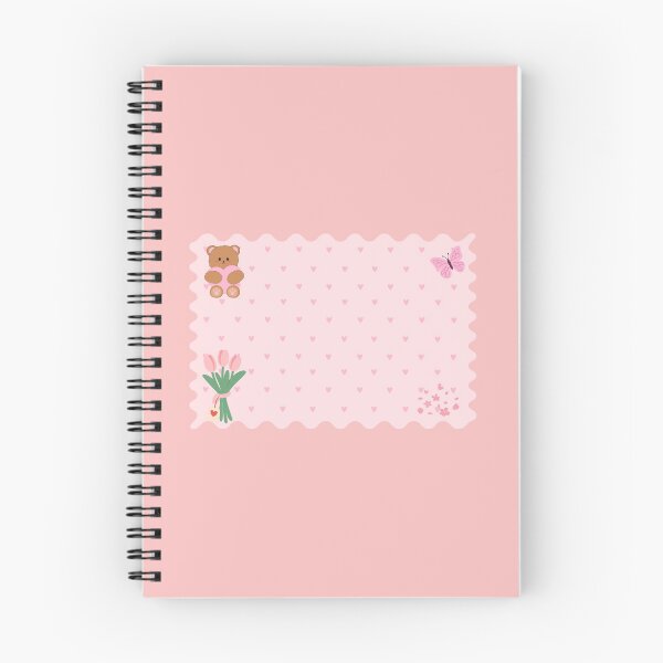 Item preview, Cute Teddy Bear Pink Stationery Frame Coquette Aesthetic designed and sold by Rehnair.