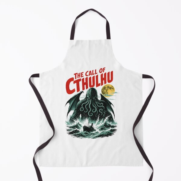 Item preview, The Call of Cthulhu Retro Horror Monster Stormy Ocean Ship designed and sold by Fenay Designs.