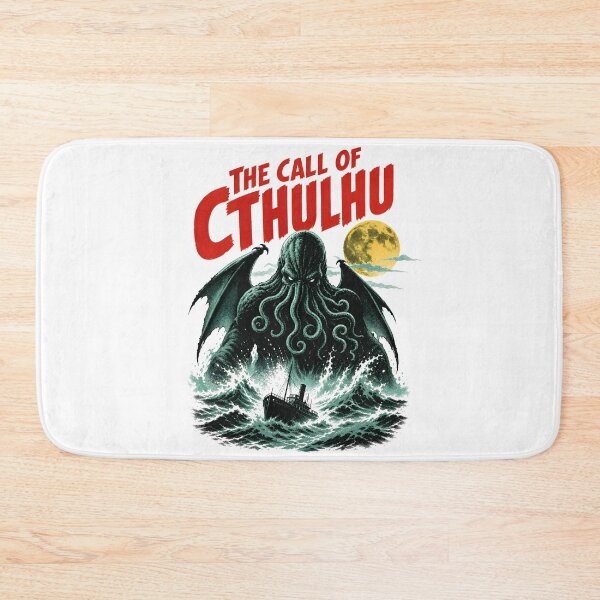 Item preview, The Call of Cthulhu Retro Horror Monster Stormy Ocean Ship designed and sold by Fenay Designs.