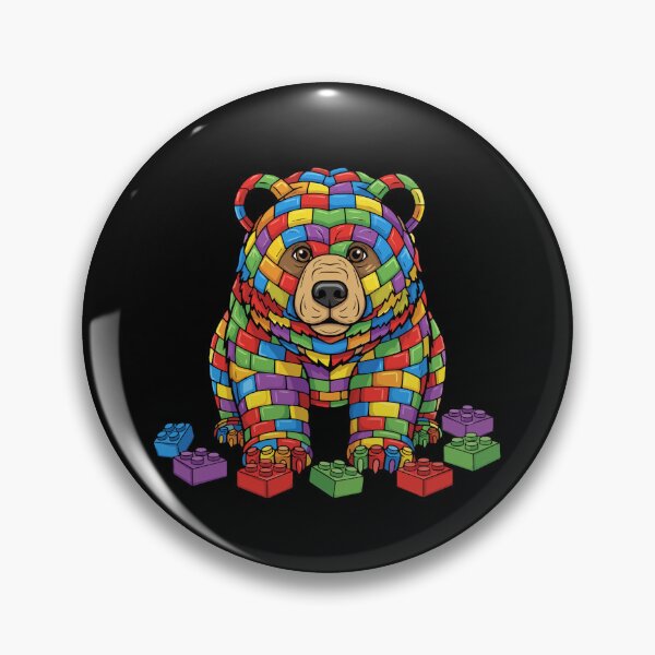 Item preview, Building Blocks Bear Toy Builder Enthusiast designed and sold by PopStars1993.