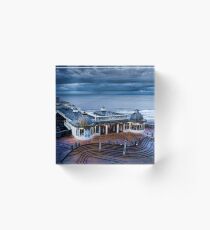 Cromer Pier on a Wet Day Acrylic Block
