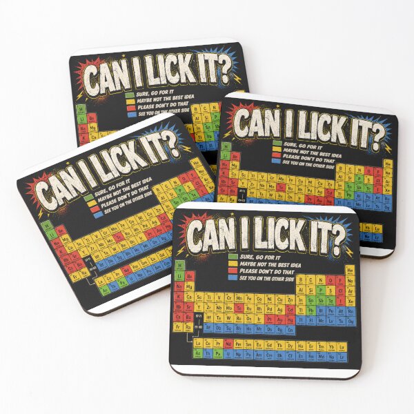 Item preview, Can I Lick It Funny Chemistry Periodic Table designed and sold by Nano-Threads.