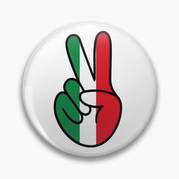 Item preview, Italy Flag Peace Hand Sign designed and sold by teeperfect.