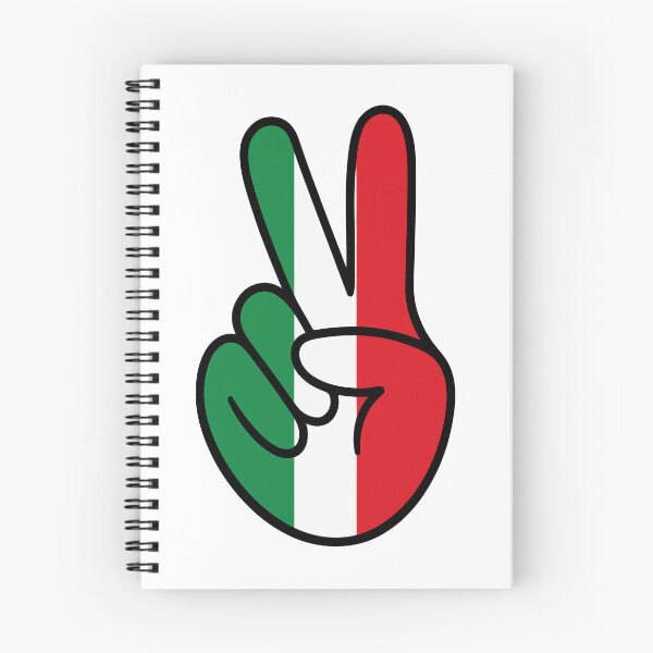 Item preview, Italy Flag Peace Hand Sign designed and sold by teeperfect.